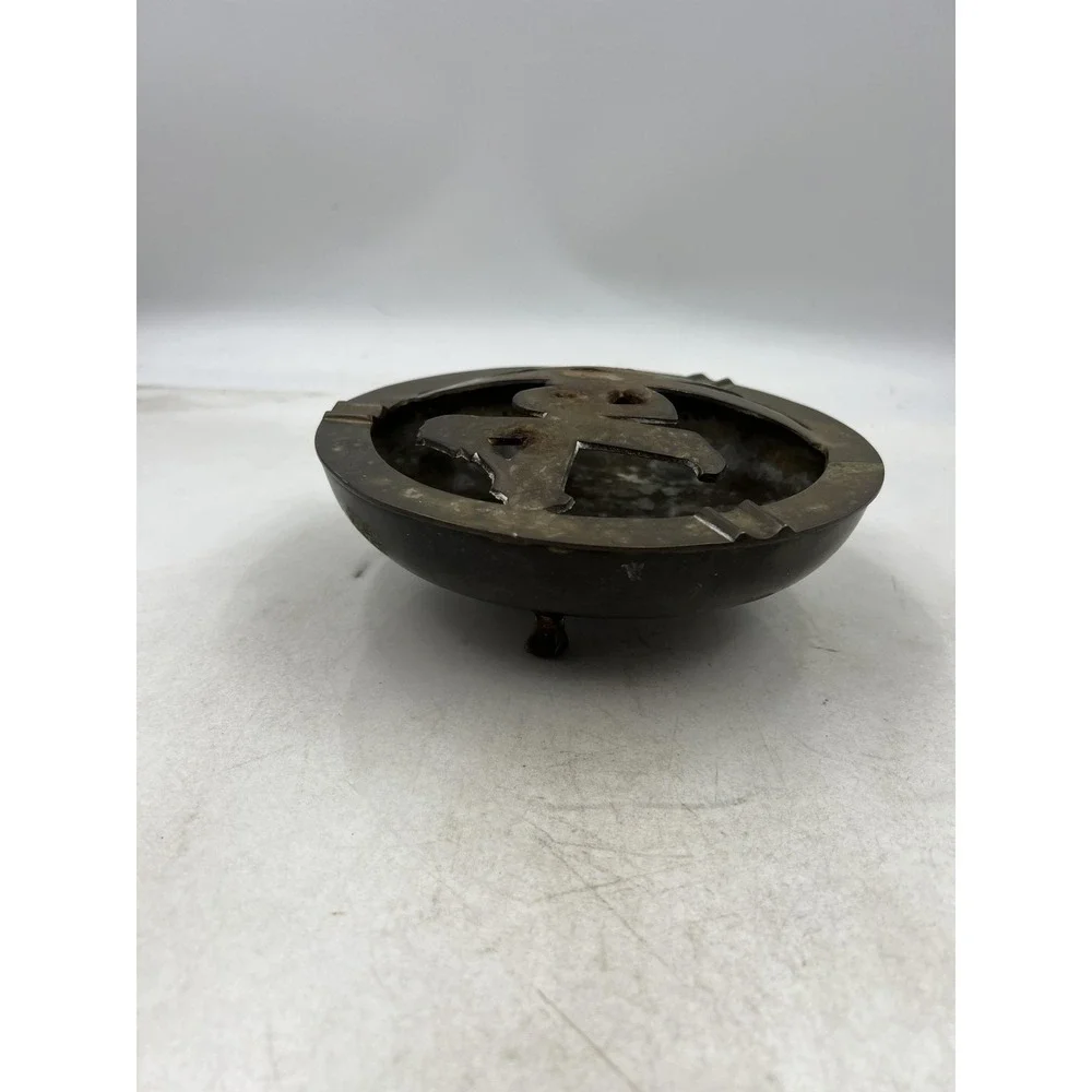Vintage Brass Horse Ashtray Mid Century Equestrian Decorative Trinket Dish 8